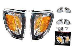 Ge-7472579-590112-cs Genrics Parking/side Marker Light Electroplated Frame Of Corner