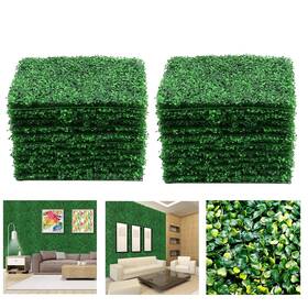 Geyuemey 795890186360 24 Pcs Boxwood Panels- 16 Inch X24 Grass Wall Panel Hedge Panels G