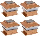 Ggppl244cgp2 Unbranded Solar Powered Led Post Cap Light Mount Outdoor Copper