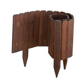 520-lm-l-3 Ghwie Wooden Garden Fence Wood Edging Border Decorative Landscape 3