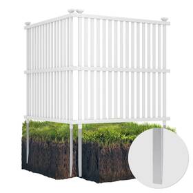 Gx4234wh-tg Giantex 45ftftw X 45ftfth Outdoor Privacy Screens 2 Panels Air Conditioner Fence