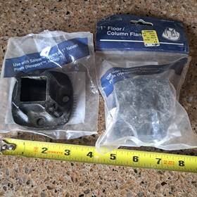 Gilpin Ff100 2new Ironworks Black Cast Floor Flange For 1 Inch Rails Posts Columns Part518