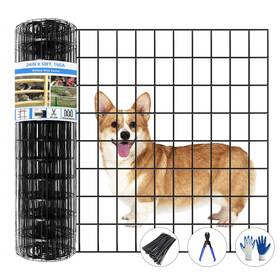 Gilpwa 710946638945 Welded Wire Fence 50ft L X24inch H Garden For Dog 2 Inchx3 Inch 16ga Fencing
