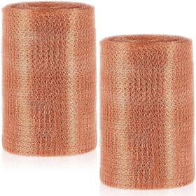 Gisafai 744759499011 8 Inch X 100 Ft Copper Mesh Rodent Control Wool For Slugs Rustproof D