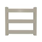 Gkhf-thd3rail1.5-48 Weatherables Khaki Uv Protected Framed Vinyl Fence Gate 841294104476
