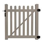 Gkpi-thd3-4x48de Weatherables Khaki Cheyenne Permanent Vinyl Spaced Picket Fence 812312028623
