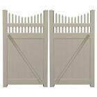Gkpr-ots-6x44.5-2 Weatherables Khaki Uv Protected Halifax Vinyl Privacy Double 841294104421