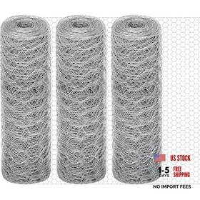Mel-glikceil-2107 Glikceil Chicken Wire Mesh Fencing For Floral Garden 23 12 In X 300 Ft Silver