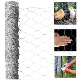 Globalmart-top Gt2420418 48 Inch 150ft Galvanized Poultry Net Metal Fencing Chicken Wire High Quality 2 Holes