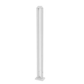 Goleray Wq-pvcpt32in 32-inch Post Scallop Fence Pvc Column Accessories For Animals And Yard 32 Inch 1