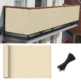 Goleray Wqgyns16e0318tn 3ftx18ft Privacy Screen Balcony Covers For Apartments Patio Fence Panels Railing