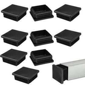 Gn0011 Good News 10 Pieces 2 Inch Square Tubing Pieces/2 Plastic Plug