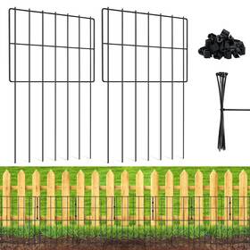 Gotgelif 715786102724 10 Pcs Animal Barrier Fence 17ftft H X 10.8 Ft L No Dig Garden Border