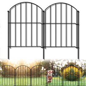 Gotgelif 810139103295 Decorative Garden Fence 25 Panels 17ftft H X26.7ft L Arched No Dig Animal Barrier Gotgelif 810139103295 Decorative Garden Fence 25 Panels 17ftft H X26.7ft L Arched No Dig Animal Barrier
