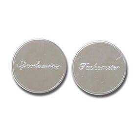 Grand General 68350 1-5/8 Inches Stainless Steel S.s. Gauge Emblem Speedometer And Tachometer