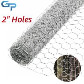 Greatparts Gre66465 High Quality Galvanized Poultry Net - Metal Fencing / Chicken Wire 2 Inch Holes