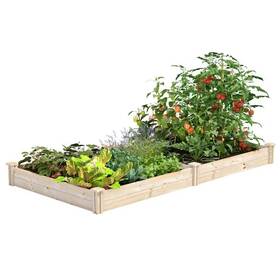 Greenes Fence 052144648679 4 Ft. X 8 7 Inch Original Pine Raised Garden Bed