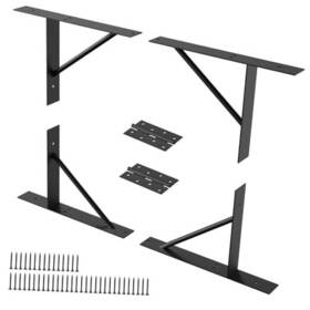 311699 Gribouillage 4pcs Anti Sag Gate Kit- Set Of 2 Corner Bracket 90 Degree Hardware