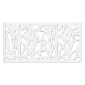 Grid Axcents 62411-1 Willow Decorative Lattice Privacy Screen Deck Skirting Multi-use Panel 2 Ft