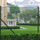 Grj2013049635233jx Unbranded Generic Patio Chain Link Fence W Post Hardware Garden Outdoor Border 27 X82 Hot B2f0