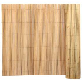 Groovboo 717690261511 4ftx13ft Natural Bamboo Slat Screening Roll Outside Privacy Fencing Panels