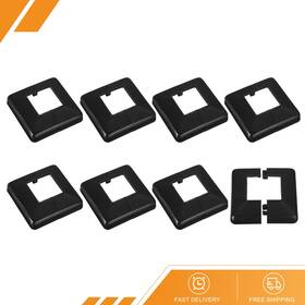 Gryfton 686130911432 8pack Post Skirt 50x50mm Plastic Base Cover Trim 113x113mm