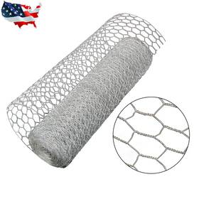 Gurdtopo Gaa2840532 24in 100ft Galvanized Welded Cage Wire - 1 Inch Hole Chicken Fencing Poultry Net