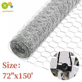 Gurdtopo Opp704953 High Quality 72 Inch 150ft 2 Holes Galvanized Poultry Net Metal Fencing Chicken Wire