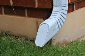 Guttergate 860007574238 3 Inch X2 Type-b White Gutter Downspout Extension Accessory