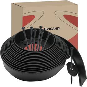 Gvicahiy 774034357675 2in 66ft Landscape Edging With 120 Stakes No Dig Garden For Lawn E