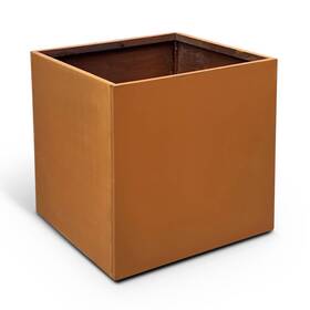 Gzg072 Gzgneevl Corten Steel Planter Box Metal Square Planters 26 Inch Large Outdoor Pl