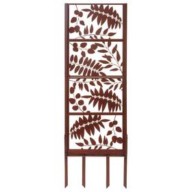 Gar648 H Potter Trellis Screen Outdoor Wall With Ground Spikes