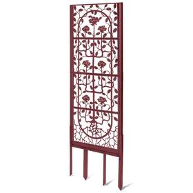 Gar650 H Potter Garden Trellis Rose Design Metal Privacy Screen Ground Spikes