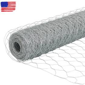 Handdo 744856 Galvanized Poultry Net Metal Chicken Wire Mesh Fencing 2 Inch Holes 72 150ft