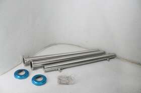 Bxgfs0080 Hanone 304 Stainless Steel Handrail Metal Balustrade Silver 2.62ft