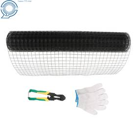 Happy19star Hp76317 48in X 50ft Chicken Rabbit Mesh 1.5x1.5 Inch Electric Welding Net With Glove And Plier