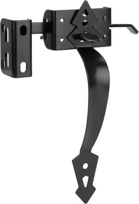 Hardware 313018847810 Thumb Gate Latch For Wooden Fence Self Closing With Decorative