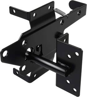Hardware 744759345219 Gate Latches For Wooden Fences Heavy Duty Post Mount Automatic Gravity Lever Sp