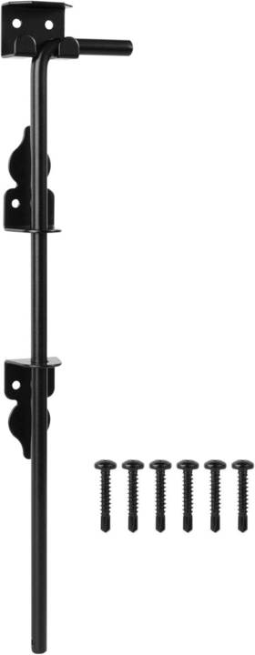 Hardware 744759590084 18 Inch Heavy Duty Cane Bolt Gate Drop Rod For Wood Fence Steel Bolts Bol