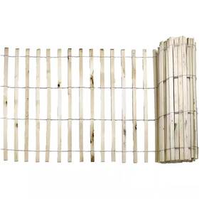 Hdx 705353556364 1/4 Inch X 4 Ft. 50 Natural Wood Snow Fence Reusable Wooden Slats Protect