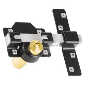 Heavenbird 611553754137 Barn Door Lock 2 Inch Fence Gate Double Sided Latch Shed