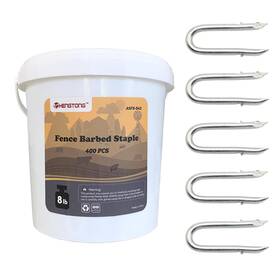 Hengtong Asfs-s400 Steel Wire Fencing Staples 400pcs Galvanized Fence Staple Nails Hea