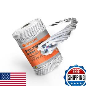 Hengtong B0bg245j1p Electric Fence Polywire 656ft 200m 6-strand Stainless Steel