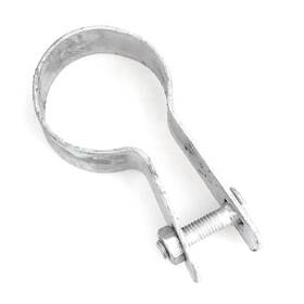 Heyous 729388727377 2pcs Galvanized Steel 1-7/8 Inch Tension Band For Chain Link Fence - Use 1-7/