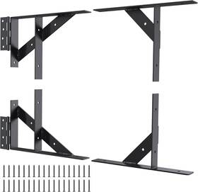 Highpro 313111722755 Gate Corner Brace Bracket Kit For Wooden Fence Hinges No Sag Frame