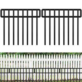 Hihaduum 4.2kbjx-14 20ft L X 13inch H Animal Barrier Fence 14 Pack Garden Metal