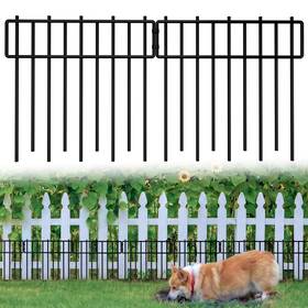 Hihaduum 977390391800 1.2 Inch Gap Animal Barrier Fence 10 Pack Heavy Duty Rustproof Garden Panels