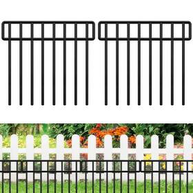 Hihaduum Kbjx-01 20ftx13inch Animal Barrier 14 Pack Decorative Garden Fence Panels Rustproof