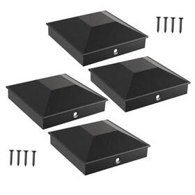 Hillmaster Hardware Pc004 4x4 Post Caps For 3.5inx3.5in Wood Fence Water-proof Uv-proof 4x4in 4pcs