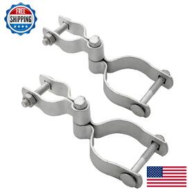 Hittite B0b5wyzqxd Heavy Duty Chain Link Fence Gate Post Hinge 1-3/8 Inch X 2-3/8 2-pc Set